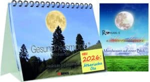 2026 Aufstellkalender A5 mit Mondbuch