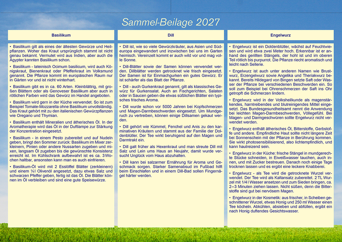 Romanus - Gesundheitsmondkalender 2027 ROMANUS Gesundheitsmond Taschenkalender 2027