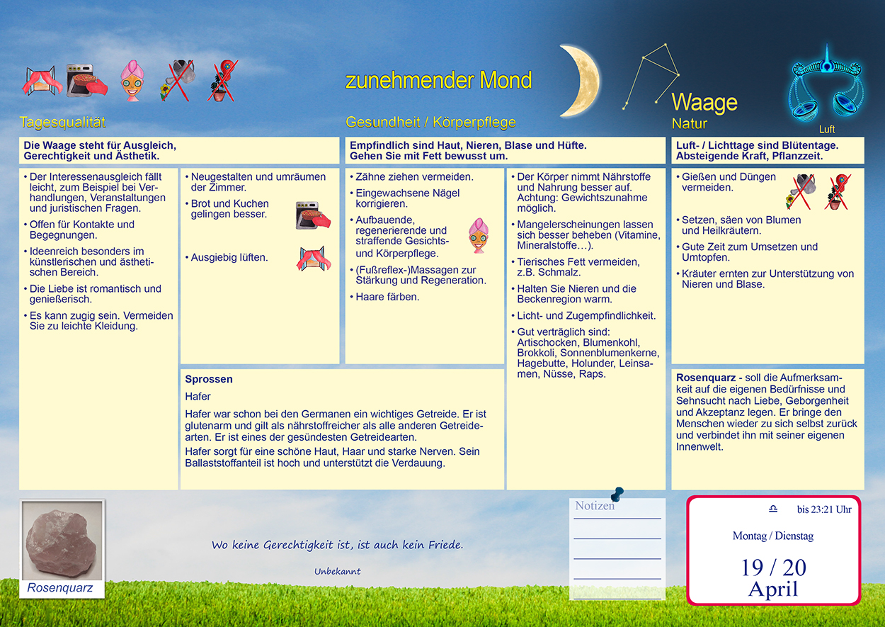 Romanus - Mondkalender